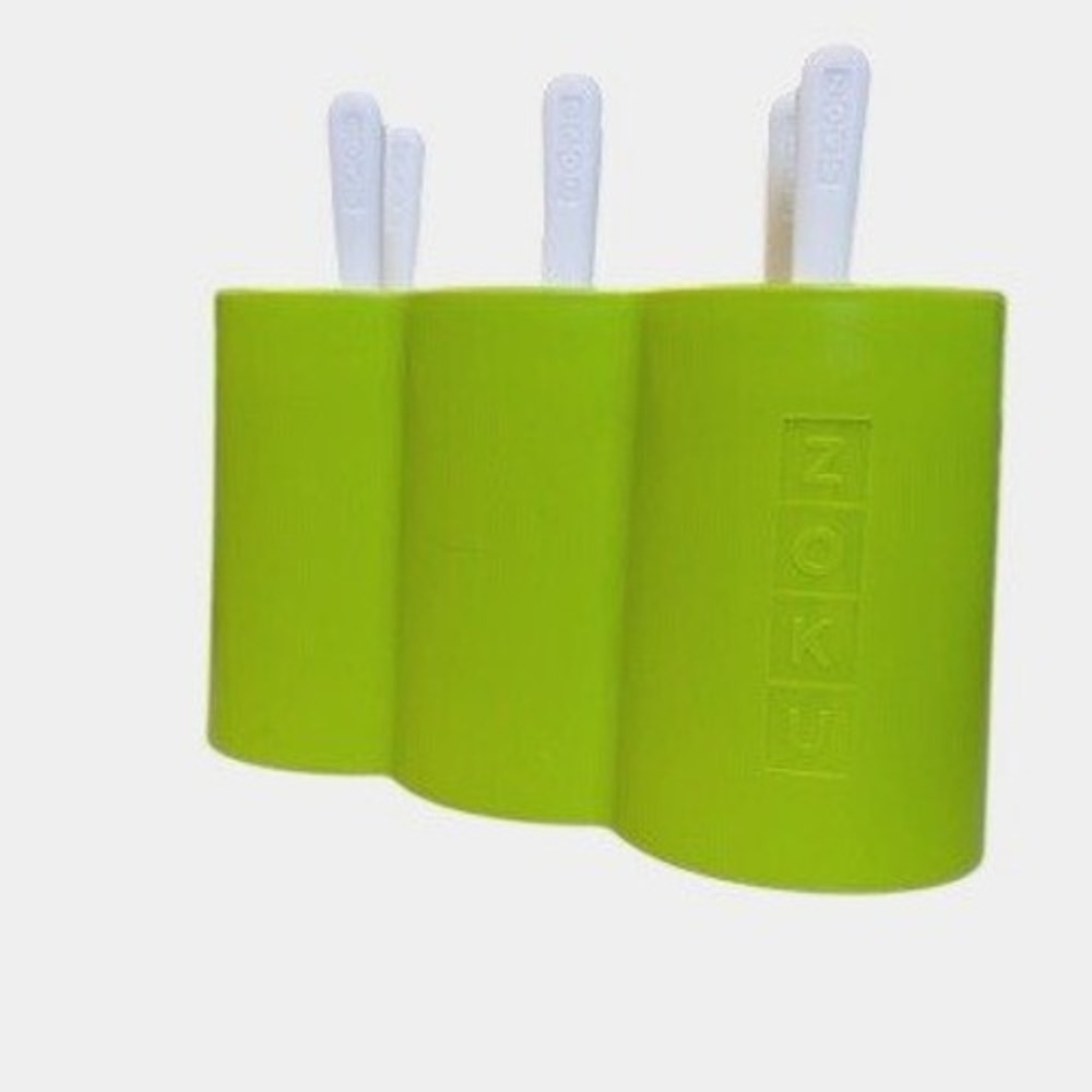 Zoku Classic Pop Molds 6 Piece Set Green Reusable Ice Pop Maker Summer Kid Snack